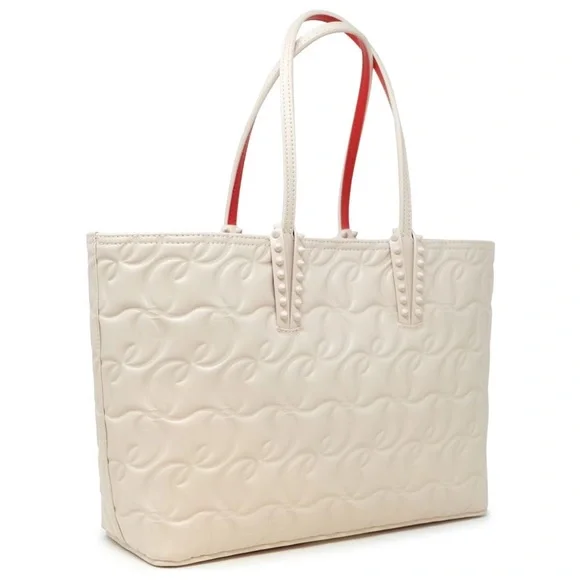 Christian Louboutin Cabat Embossed Leather Tote - Picture 4 of 8
